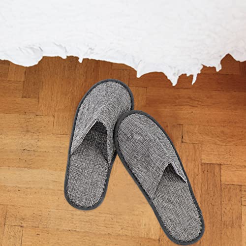Yustery 4 Pares de Chinelos Simples Dobráveis de Viagem Domésticos Portáteis, Cores Sortidas, 29 x 1
