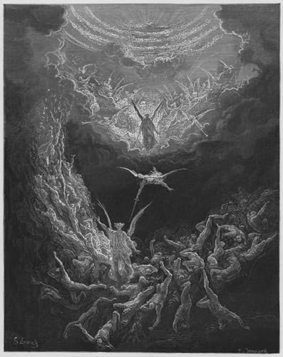 Cuadro Lienzo El Juicio Final de Gustave Doré 60x90cm para Decoración