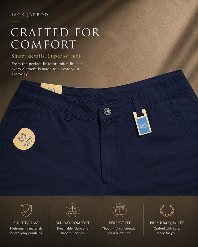 Image of Comfort Fit Shorts for Men & Women | Cotton Stretch Fit | 32-44