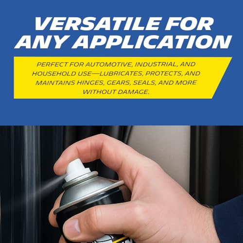 Image of MICHELIN Silicone Lubricant Spray for Car & Bike 135ml Multipurpose Lube & Protective Coating | Restores Movement & Shine | Safe on Rubber, Plastic, Window Channels & Metal Parts
