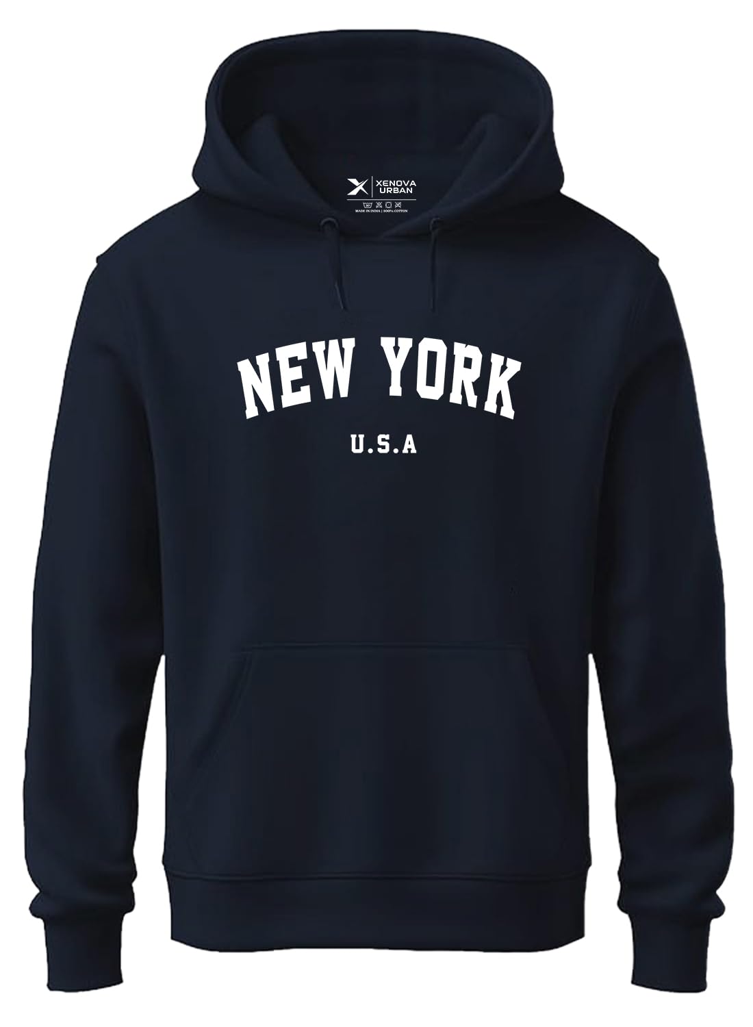 Hoodie for Men/Women | Unisex fit Cotton Fleece Hooded Sweatshirt - MIXD1