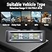 AOVSTOXIC RV Tire Pressure Monitoring System, 4-Wheel Real Time Wireless TPMS for Cars, SUVs & Light Trucks (0-6 BAR, 0-87 PSI, Solar/USB Charging) with 10 Tire Repair Rubber Nails ±0.1 BAR
