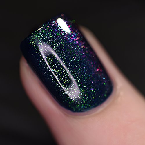 Image of ILNP Renegade - Green, Blue, Violet Iridescent Topper Nail Polish