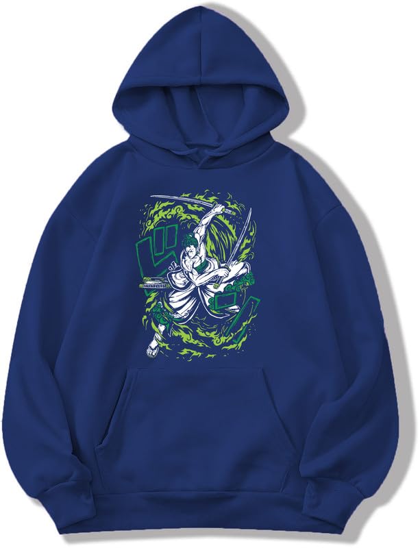 ABSOLUTE DEFENSEOne Piece Hoodie Men Women Anime Causal Stylish Latest Black Blue Maroon