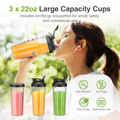 personal blender for smoothies making smoothie drink in cup