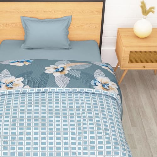Image of Single Bed Comforter 180 GSM 150x225 CM, Grey