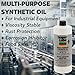 Super Lube Multi-Purpose Synthetic Oil w/Syncolon - Waterproof - NSF Rated - Industrial Grade - 3D Printer, Tool & Maintenance Use - Translucent White - Bottle - 4 oz (51004)