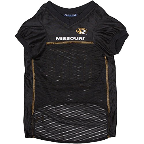 Image of Pets First Collegiate Missouri Tigers Dog Mesh Jersey, Medium