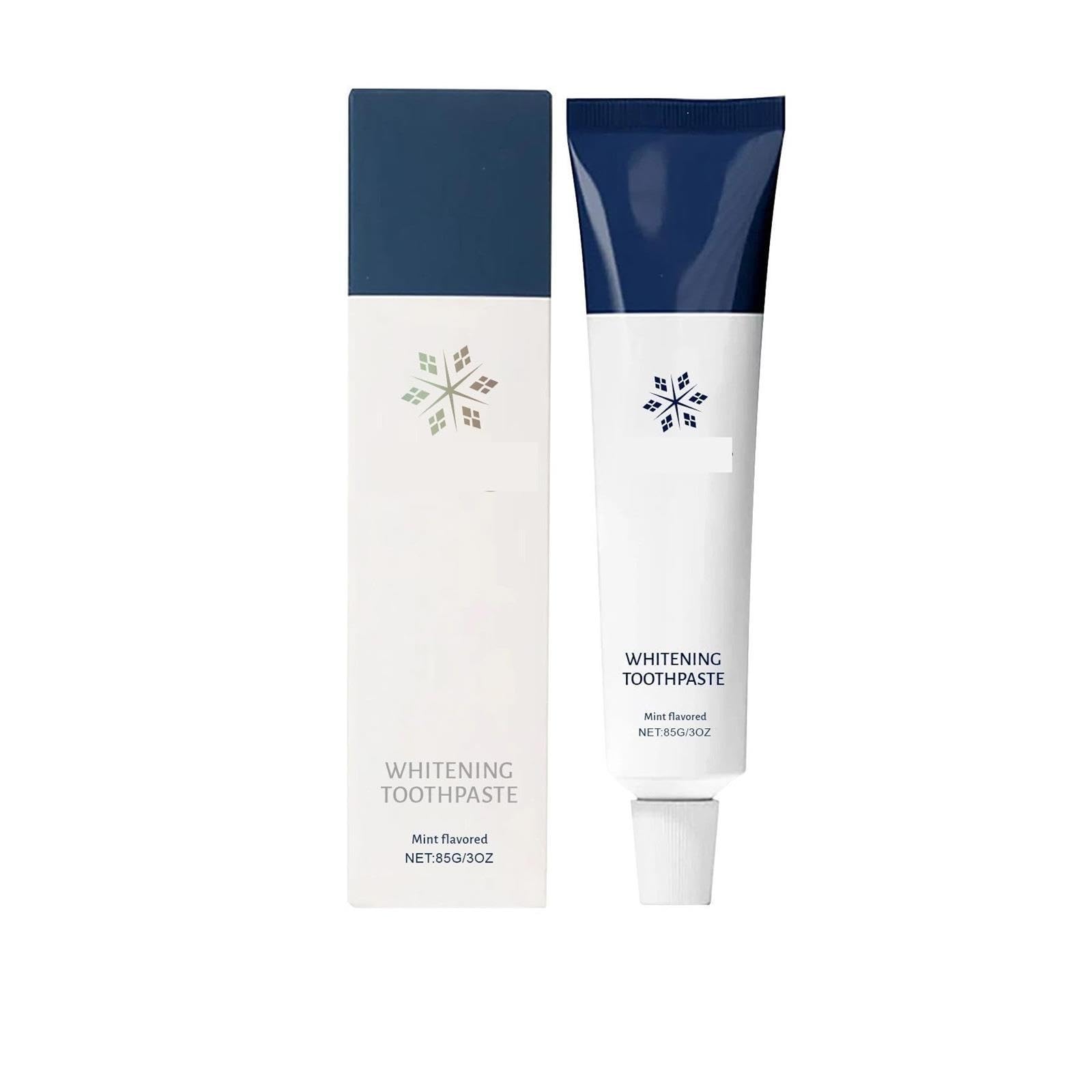 Dentifrice à la menthe poivrée, élimine le jaunissement des dents et les odeurs buccales, dentifrice doux for soins bucco-dentaires for adultes(3pcs)