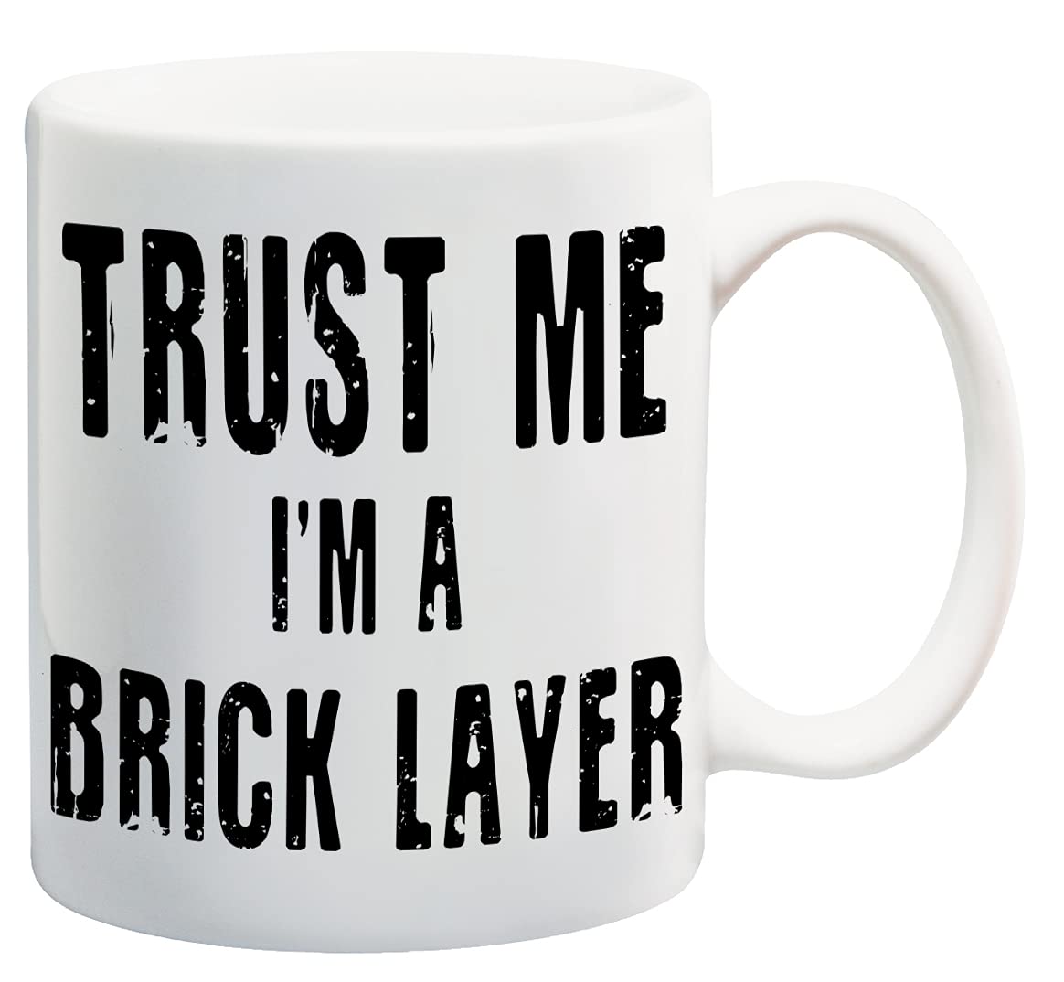 Partybitz Funny Trust Me I'm A Brick Layer 11oz Ceramic Mug