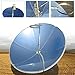 HJJH Cuisinière solaire, four solaire portable concentré de 62 pouces diamètre, pour le camping en plein air, barbecue, température focale, énergie propre, meilleure utilisation par temps ensoleillé