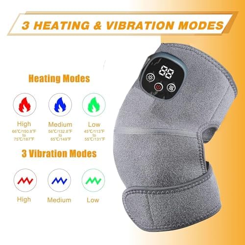 ezoubuy Heated Knee Massager | Strong Motor Knee Massager | Lifelong Knee Massager Machine for Relaxing Knee, Shoulder, Elbow, Neck, Leg | Knee Massager for Pain Relief for Men And Women (1 Pc)(Grey) ezoubuy Heated Knee Massager | Strong Motor Knee Massager | Lifelong Knee Massager Machine for Relaxing Knee, Shoulder, Elbow, Neck, Leg | Knee Massager for Pain Relief for Men And Women (1 Pc)(Grey)