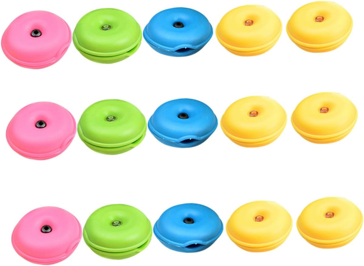 POPETPOP 15pcs Earbuds Cord Winder Tpr Cable Organizer Case for Travel