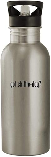 got skittle-dog - 20oz Stainless Steel Outdoor Water Bottle, Silver