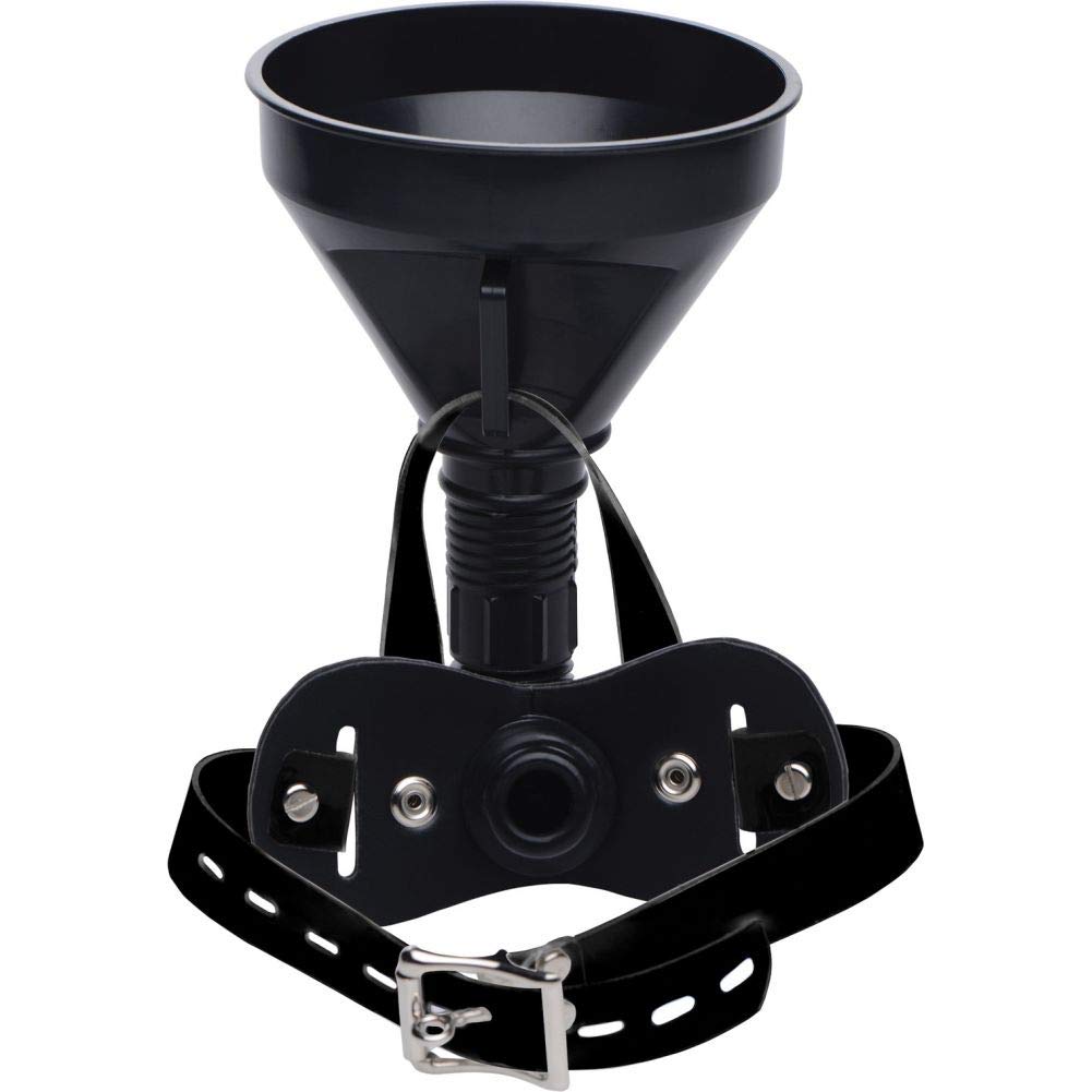 XR Brands - Master Series - Latrine Extremer Trichterknebel - Schwarz, AE868