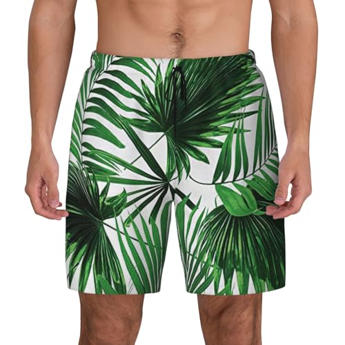 Pantalones cortos transpirables Palm Tree de secado rápido para surf y deporte