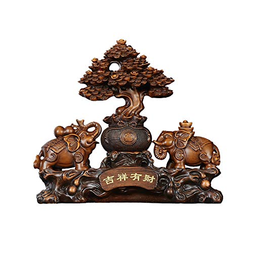 Artisanat statue d'éléphant WXKAGF aux finitions détaillées de qualité