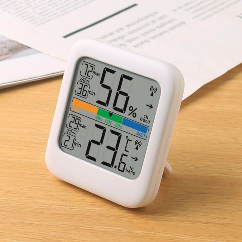 Home Indoor Color Screen Precise Wall Mounted Temperature Gauge Table