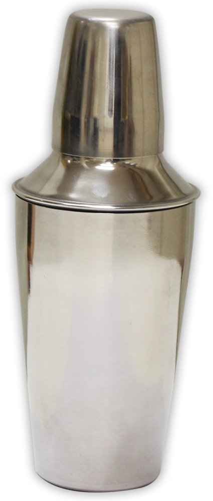 KITCHEN DIVA 3 Piece Stainless Steel Cocktail Shaker Set | Ideal for Martinis & Other Cocktails | Sleek Design, Strainer Lid | Perfect for Home, Bars, Restaurants | Chill Perfection