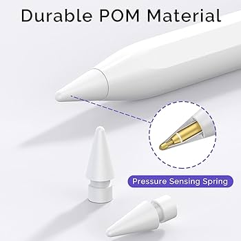 Apple Pencil Pro＋Apple Pencil tips 4個 Apple Pencil Tips 4 Pack for iPad Stylus, Compatible with