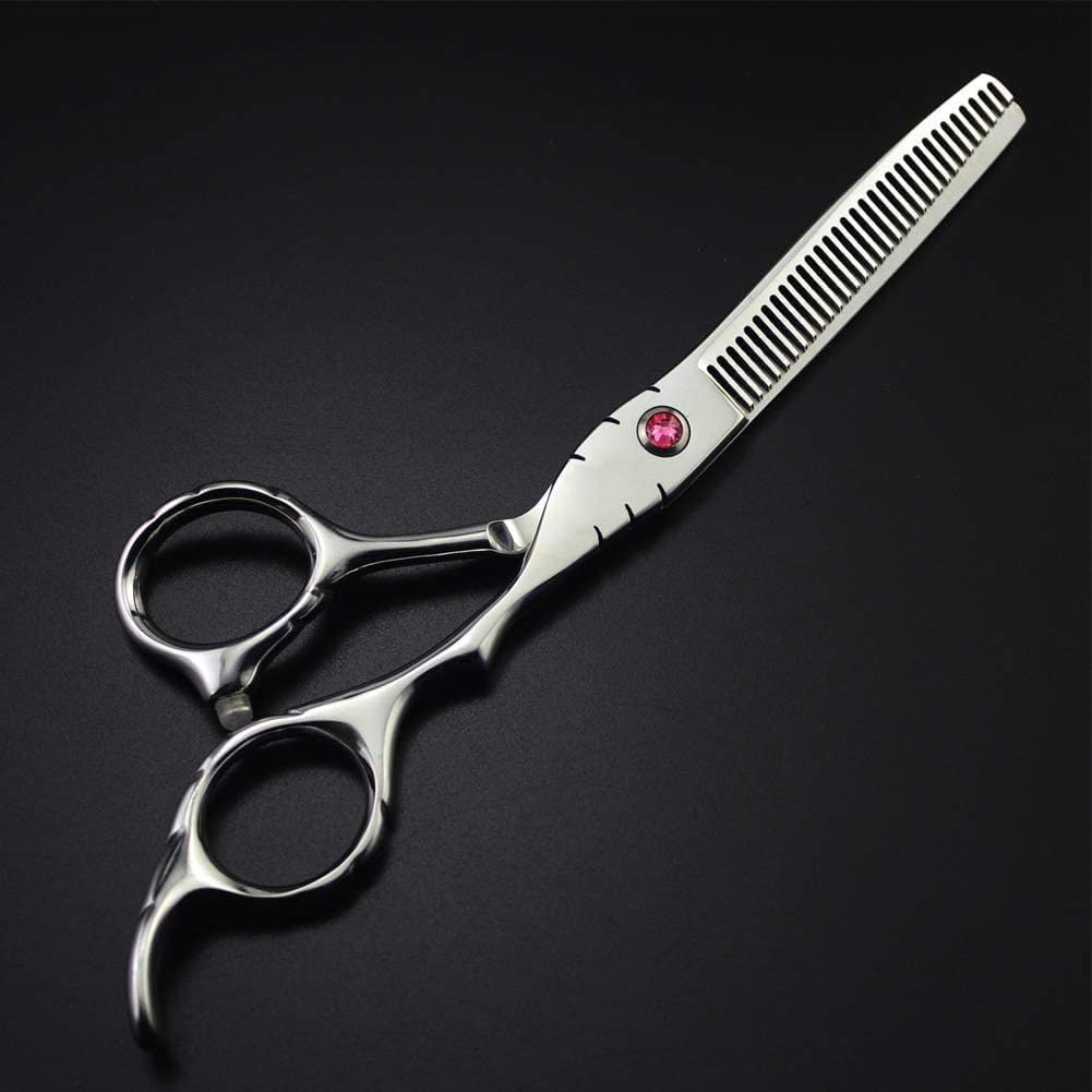 Friseurschere, Friseurschere Mit Scharfer Friseurschere, Professionelles Friseurscheren-Set, Leichte Effilierschere Für Haarschneidesalons, Flatcut 5,5 Zoll, A-5,5-Zoll-Set