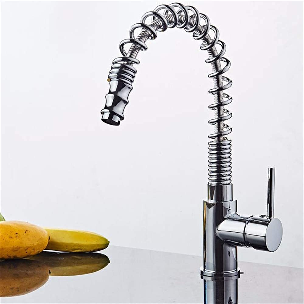 Robinet de cuisine tout en cuivre mitigeur chic tetragonal
