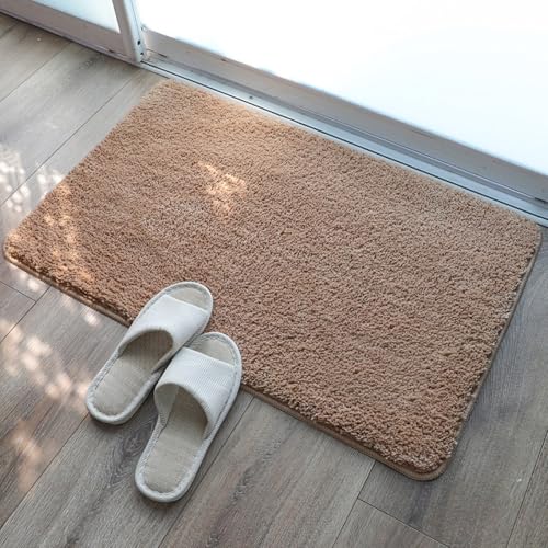 バスマット お風呂 吸水 速乾 滑り止め 洗える 丸洗い おしゃれ かわいい 丸洗い 玄関マット 室内 トイレ 浴室 フロアマット リビング カラー3 ベッドルーム 部屋 40*60 キッチンマット シンプル 柔らか素材 夏 冬