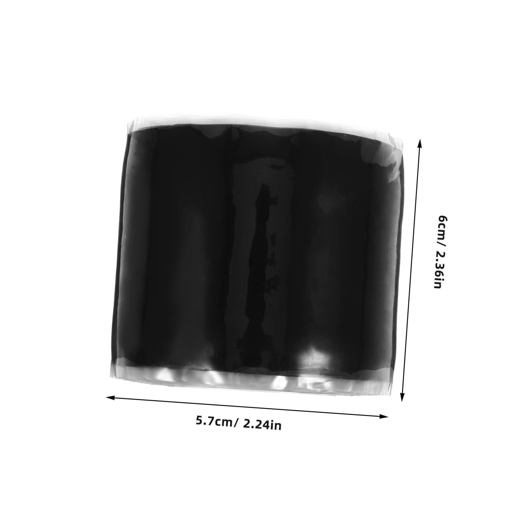 nastro isolante, 1 rotolo di gomma siliconica autoadesiva professionale for la sigillatura tubi e riparazioni elettriche(Black)