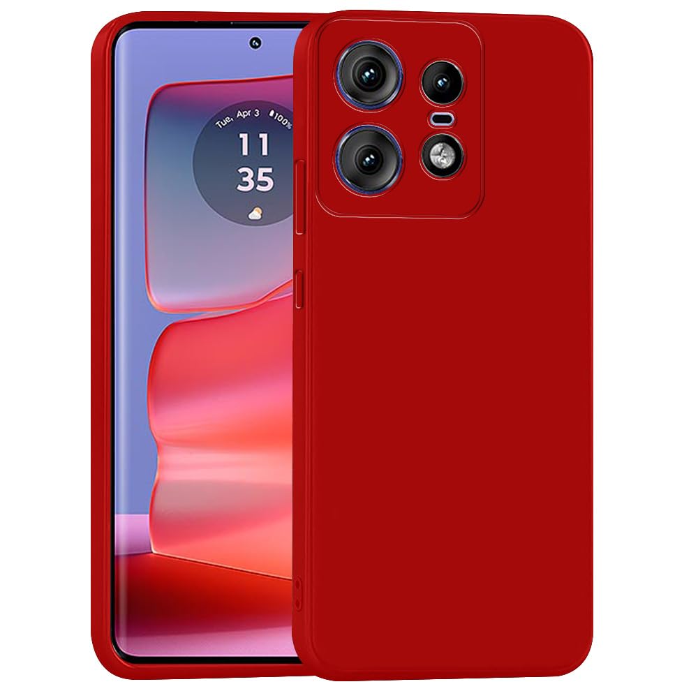 Casotec Basic Case for Motorola Moto Edge 50 Pro 5G (Silicone_Red) (B0D7912XTB) Amazon Price History, Amazon Price Tracker