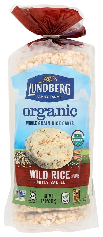 Lundberg Farms Wild Salt Rice Cake 24x 8.5 Oz