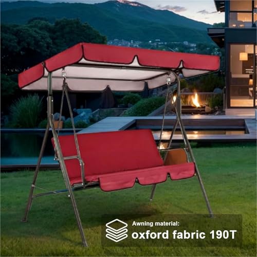 Remplacement de la canopée de balancelle imperméable et anti-UV pour patio