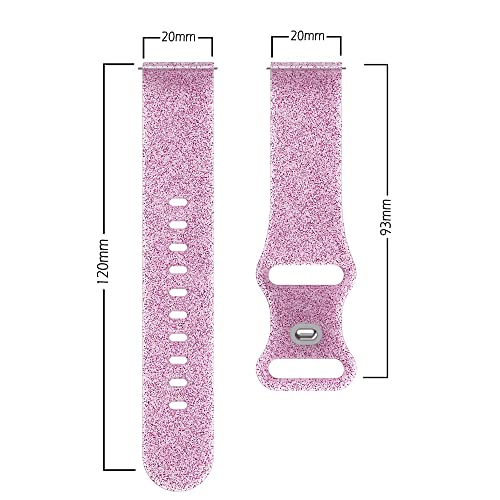 Bracelet de montre silicone 20mm compatible Garmin Forerunner 645 Venu SQ