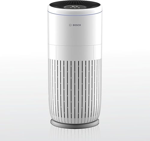 BOSCH - Purificador de aire para el hogar, espacios grandes (cubiertas, 2745 pies cuadrados), filtro 4 en 1 para polen, virus, humo, polvo, caspa,