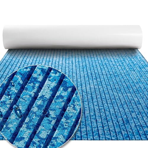 Revêtement de sol en mousse EVA bateau moteur kayak camping-car 240x40cm bleu