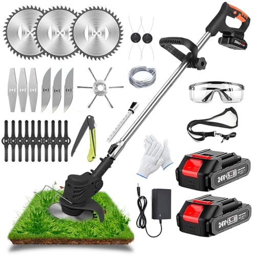 Coupe-bordures à batterie, 21V avec lames réglables