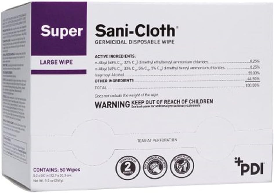 Wipe SaniCloth Super 5X8 50/Bx