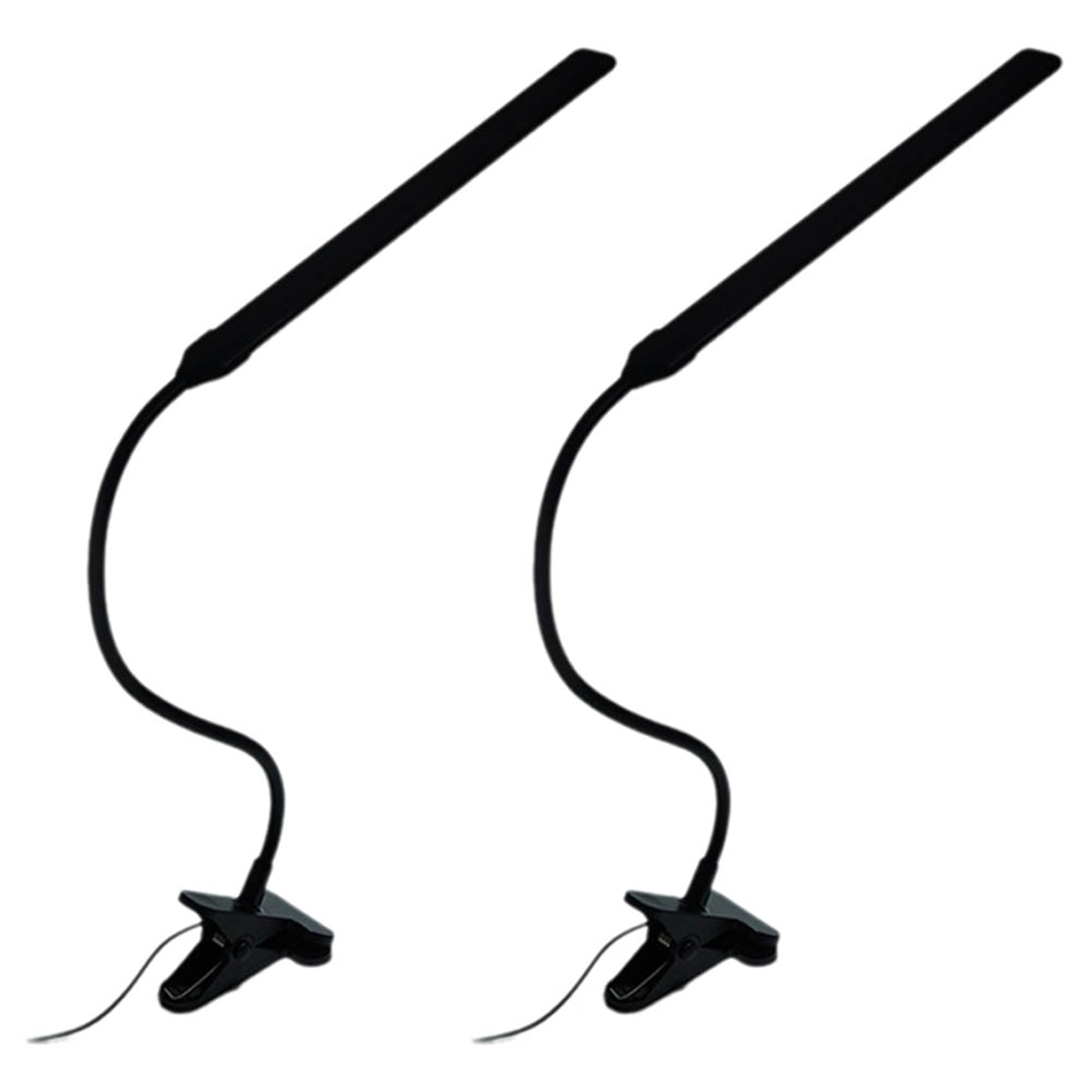Vjsujehgy 2X Clip-on LED Easel Light with ClearSun LED Technology,Clamp Light, Adjustable and Flexible Neck for Lighting