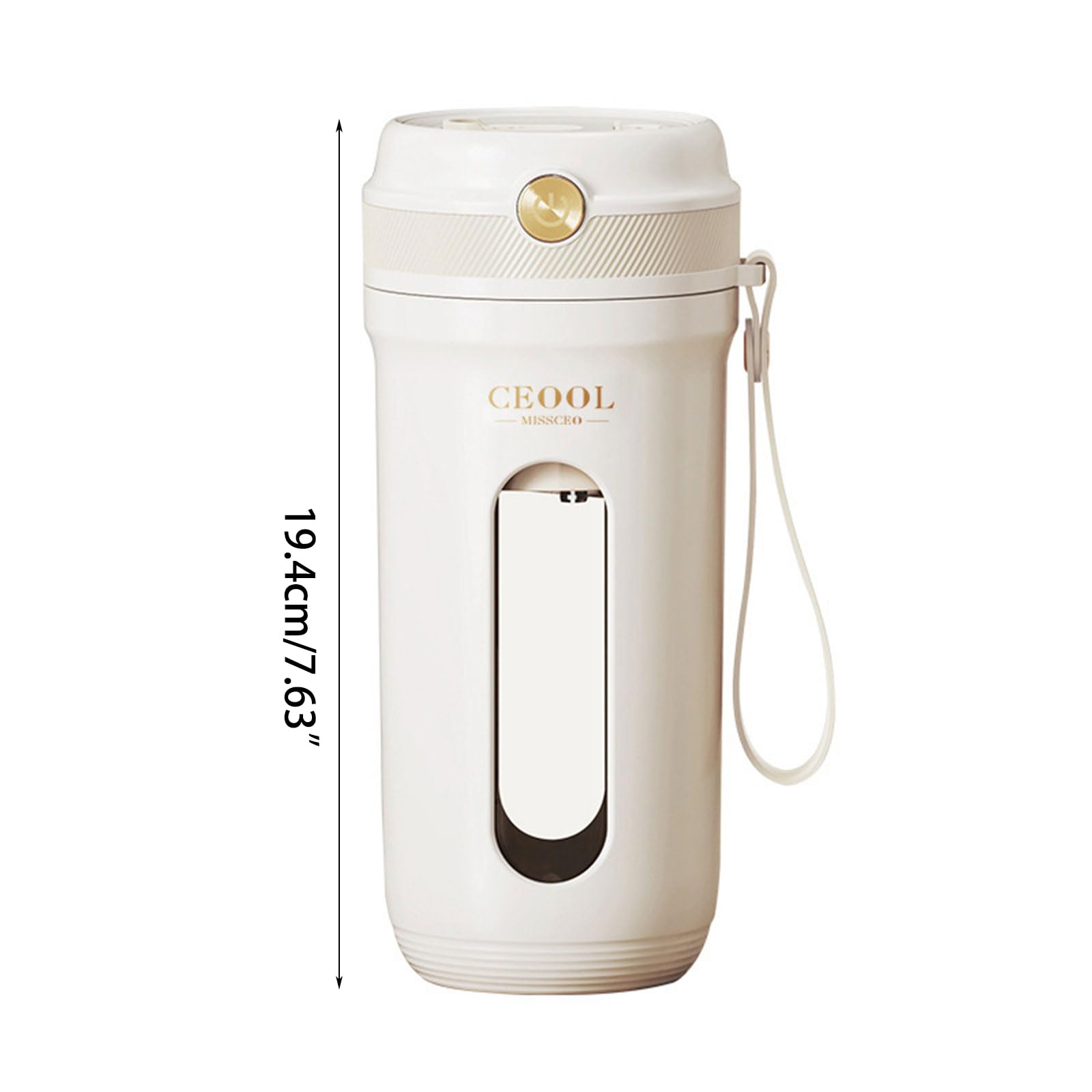 Mélangeur portatif de Taille personnelle, pour Shakes, avec 10 Lames, Mini-350ml, Rechargeable pour Voyage