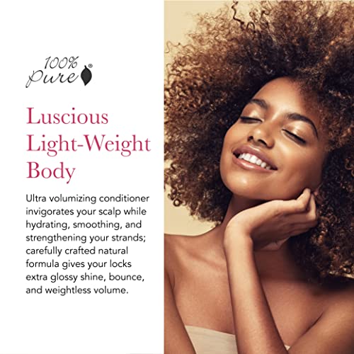 100% Pure Kelp & Mint Volumizing Conditioner Moisturizer & Deep Hydration - Botanical Body Boost For Dry, Damaged Thinning Hair, Promotes Healthy Growth For Women & Men - Sulfate Free - 8 Fl Oz #TOP1