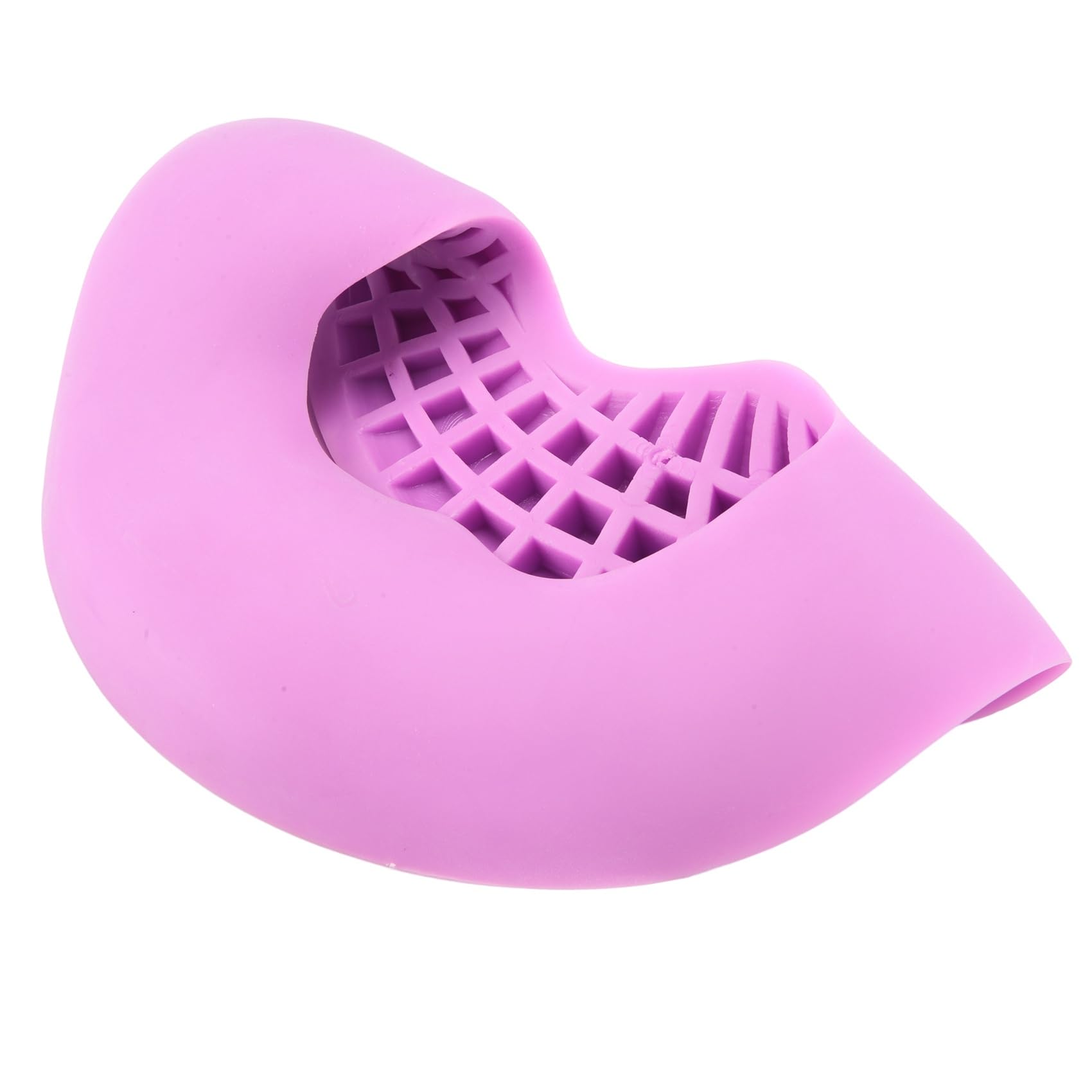 Jevina Almohada de silicona para la cara de cuna, cojín de masaje púrpura para de belleza, diseño antideslizante, duradero