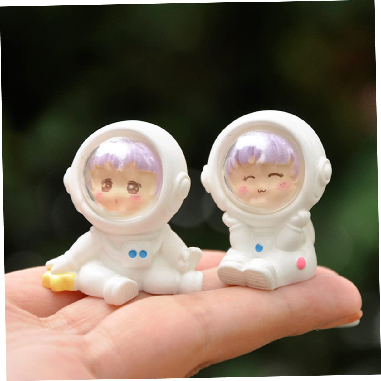 SOIMISS 5 Series Figuritas De Astronautas Adorables Decoración De Escritorio Estatuillas De Astronautas Adorno Hogar Oficina Y 4 Piezas X 5