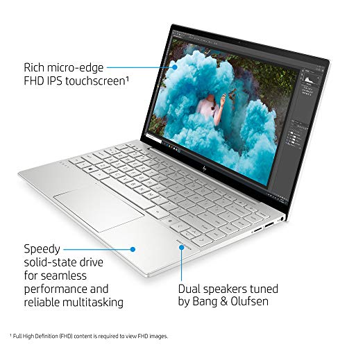 Hp Envy 13 Laptop, Intel Core I7-1065G7, 8 Gb Ram, 256 Gb Ssd Storage, 13.3” Full Hd Touchscreen, Windows 10 Home, Fingerprint Reader (13-Ba0010Nr, 2020 Model) #TOP2
