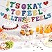 Hahafelt 5 Pieces Inside Party Decorations Feelings Theme Banner Different Feelings Hanging Decorations It's Okay to Feel All The Fells Party Ornaments