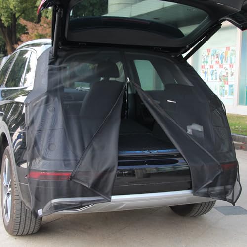 Jimikay Car Camping Net Car Tailgate Net Car Tailgate Mosquito Net Rear Magnetic Mount Breathable Mesh Tent Camping Accessories For Suv Uv Mpv Camping thumb #6
