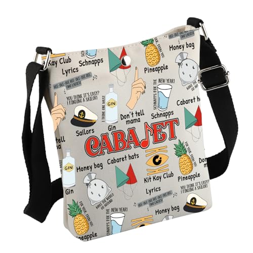 Musical Crossbody Bag Musical Lover Gift Theatre Fans Gift Musical Merchandise Drama Music Gift