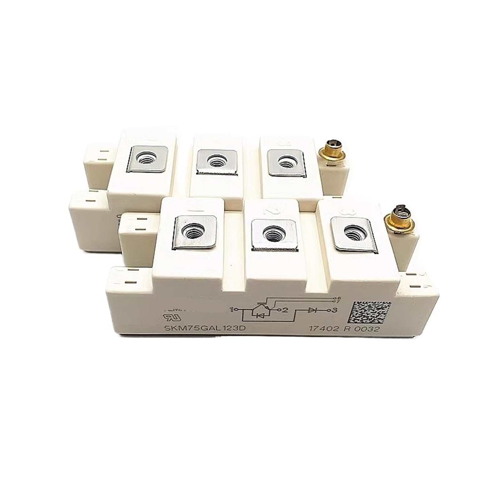 Cxdfrser One Color 1Pcs Skm75gal123d Skm145gal123d Skm100gal12t4 Skm100gal128d Skm195gal128d Skm195gal123d Skm145gal128d Module(Skm100gal12t4)