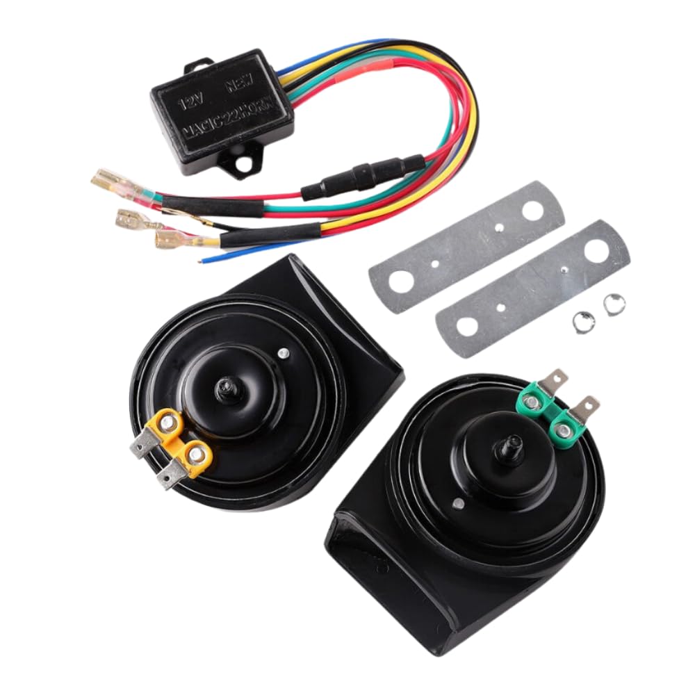 22 Magic Sound Vehicle Horn 115dB Powerful Sound For Universal Bike & Car, Truck