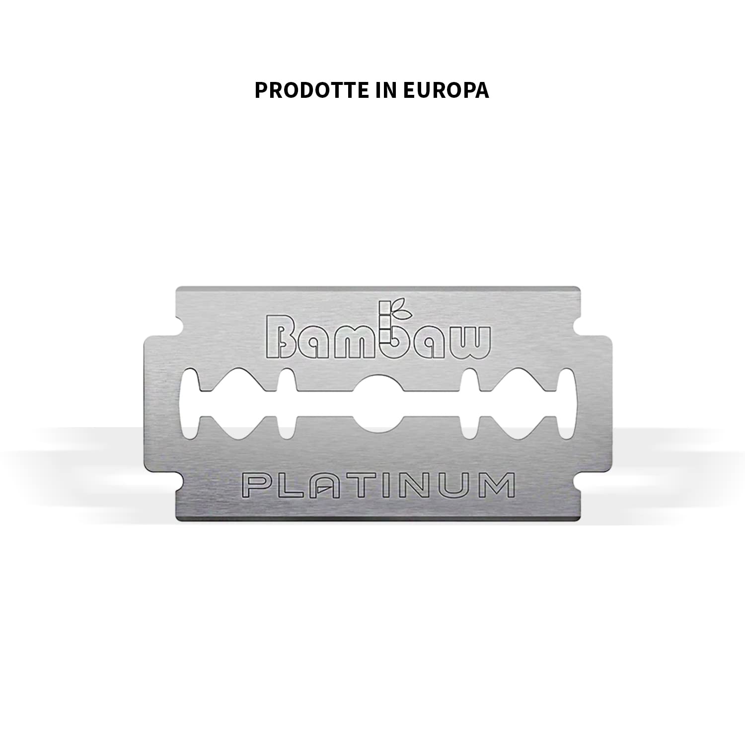 Bambaw - Lamette da Barba per Rasoio di Sicurezza, Lamette a Doppio Filo in Acciaio Inossidabile (60 Blades)