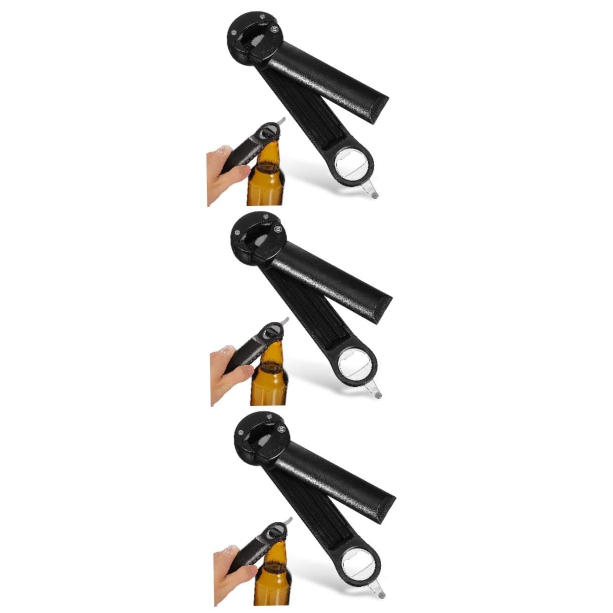 SOLUSTRE 3stücke Multifunktionaler Flaschenöffner Mit Einstellbarem Design Handlicher Dosenöffner Für Senioren Und Einfache Anwendung Küche