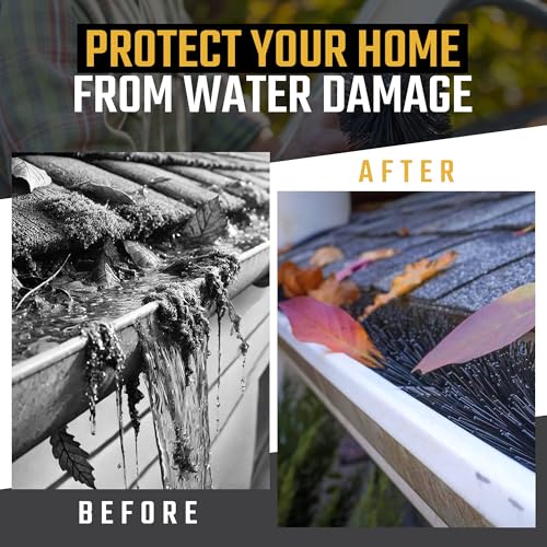 GutterBrush Gutter Guard 3-Size Sample Pack - 6 Inch Lengths - DIY Leaf Filter, No Tools Needed - 3.25", 4.25", 5.25" Diameters for Residential Gutters - Easy Installation, Made in USA